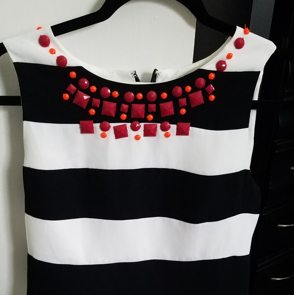 Nwt dressy shirt- black and with with beads